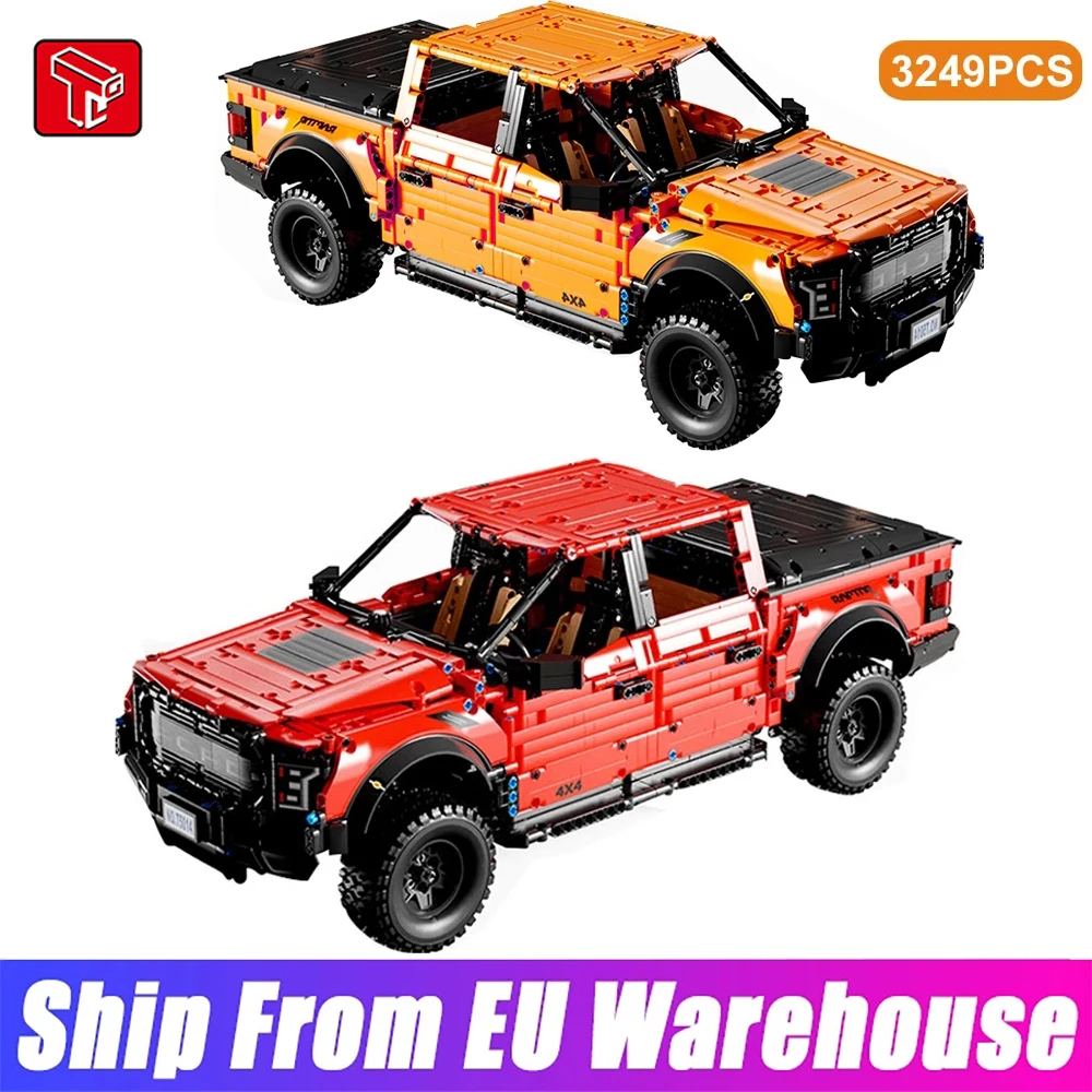 

High-Tech T5014 3249PCS Ford Raptors F-150 Pick-Up Truck SUV Car Model Building Bricks Blocks MOC Toy Kids Christmas Gift 42126