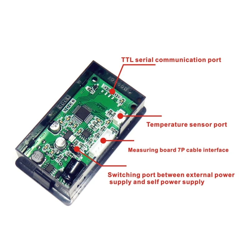 

High Performance Battery Monitor Voltage Current Meter Battery Coulomb Run Time