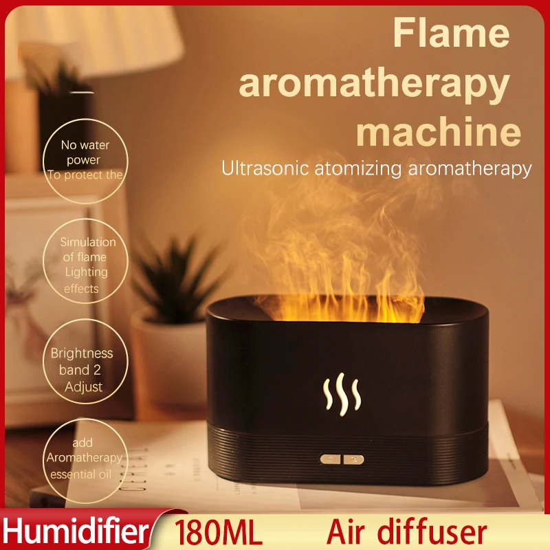 

Xiaomi Youpin Flame Air Humidifier Aroma Essential Oil Diffuser Ultrasonic Silent Home Office Mist Maker Sprayer Sleep Atomizer