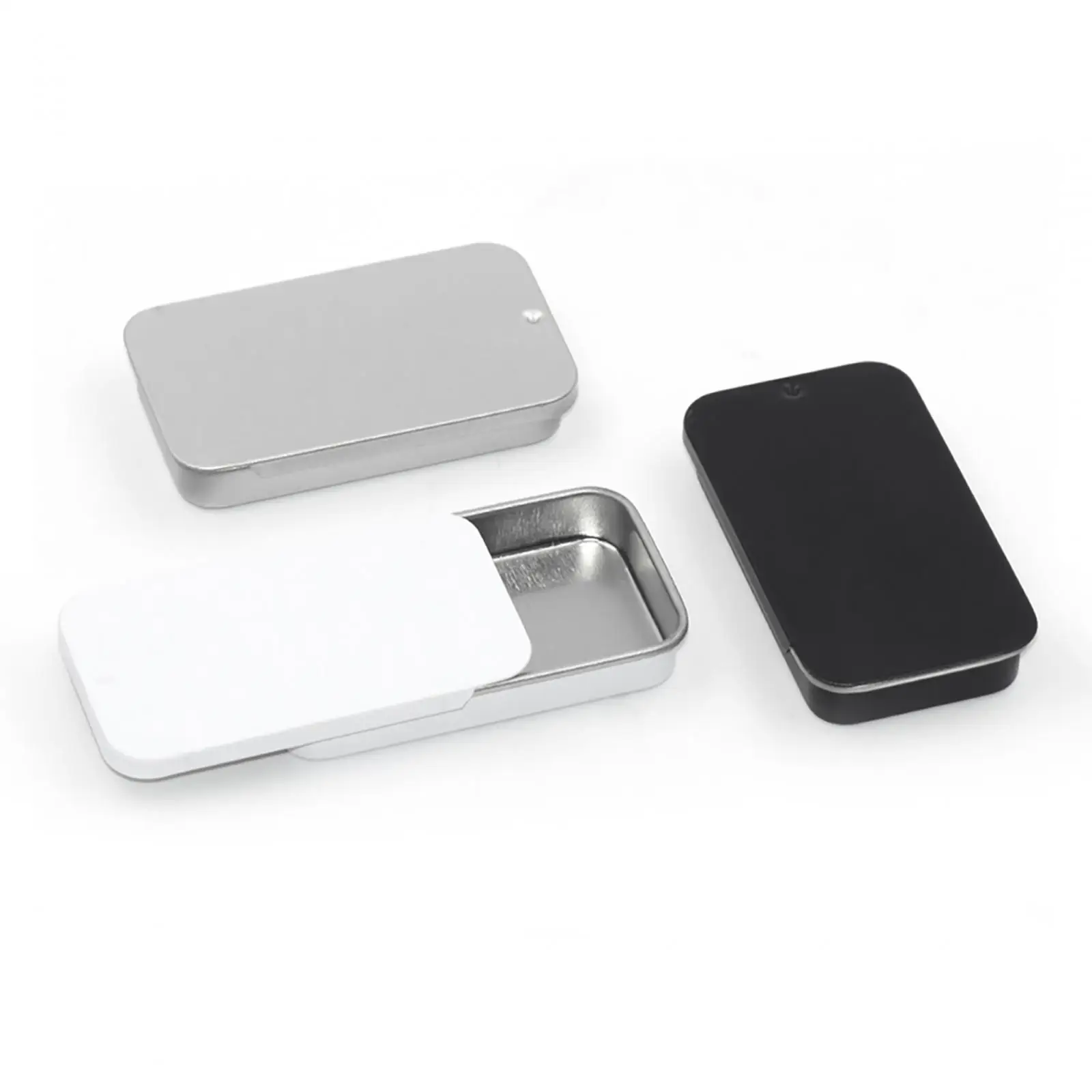 Slide Tin Canister Small Items Container Empty Storage Box Cookie Tins Candy Box For Party Wedding Spring Holiday Gifts