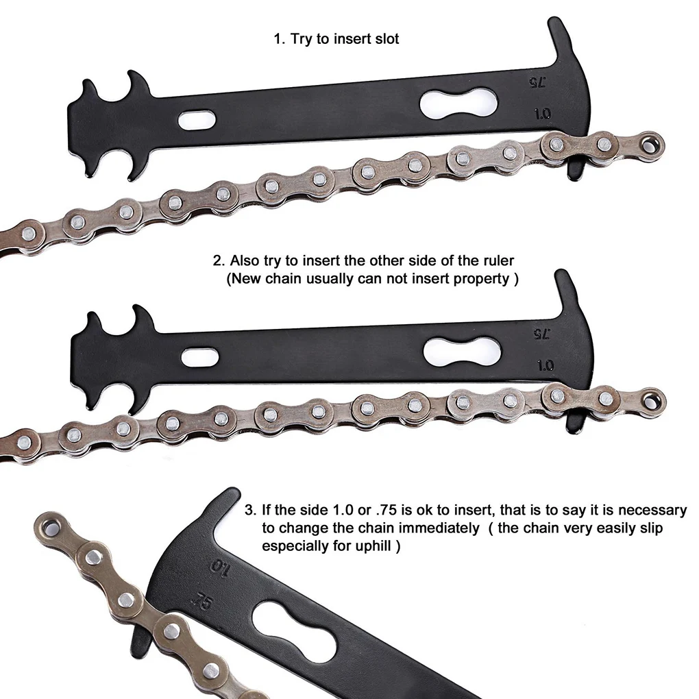 

1 Pcs Bike Chain Wear Indicator Mountain Road Mtb Fiets Checker Kits Multi-Functionele Accessoires Reparatie Tool