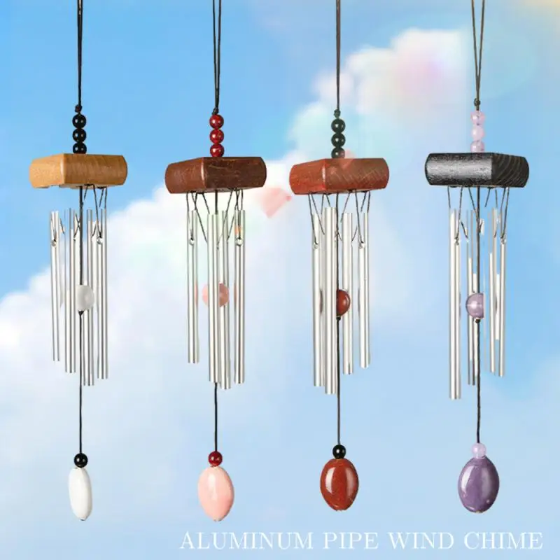 

4 Tubes Wind Chimes Garden Outdoor Living Decoration Metal Wind Chimes Hanging Ornament Coffee Shop Tubes Hanging Decorations