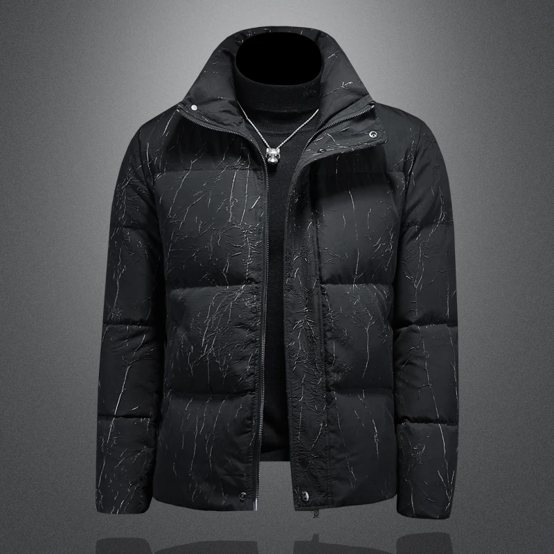 Зимняя длинная куртка без рукавов с принтом мужская куртка-пуховик высшего