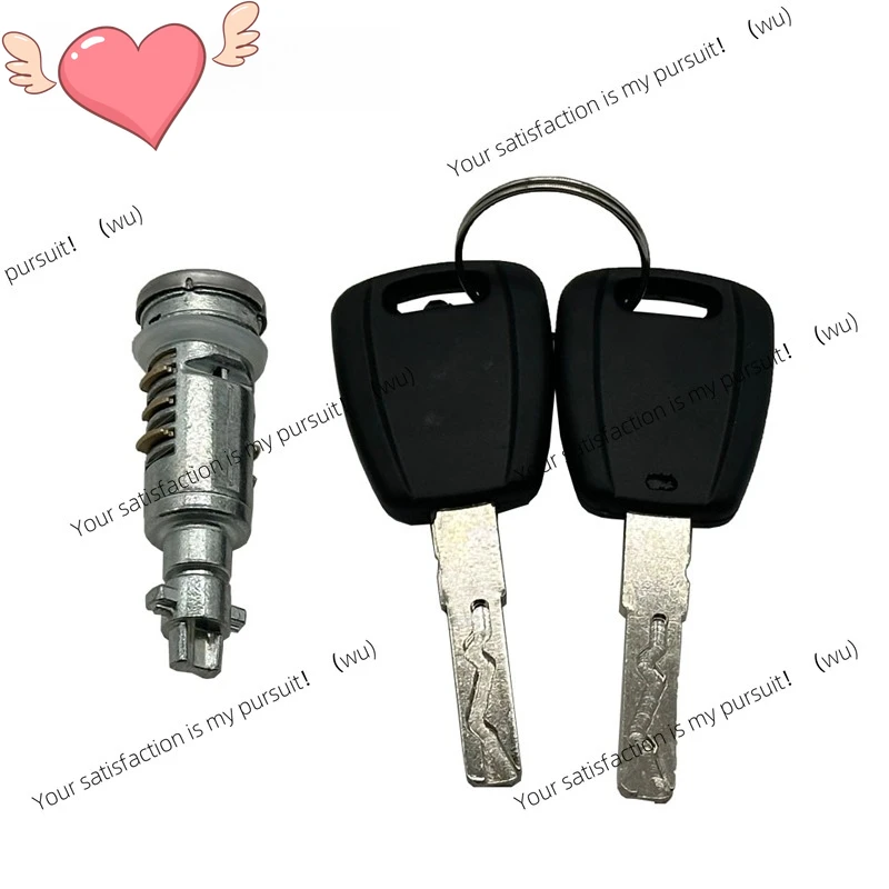 Фото Цилиндр замка дверной ручки с 2 ключами для Fiat 500L 500X 2014-2020, Jeep Renegade 2014-2019, 6000632319, 80/1039 №1