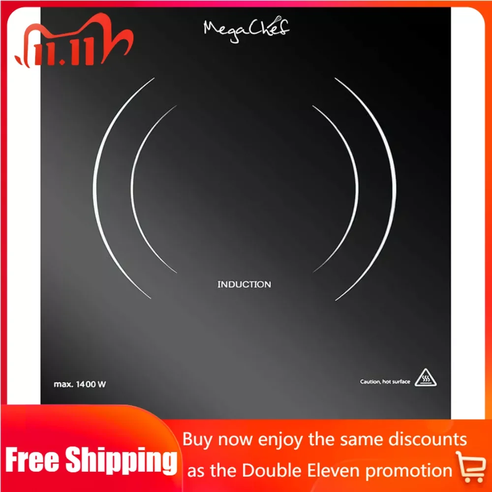 

Induction Cookers Portable 1400W Induction Cooktop With Digital Control Panel Stoves for Kitchens Mobile Electric Stove