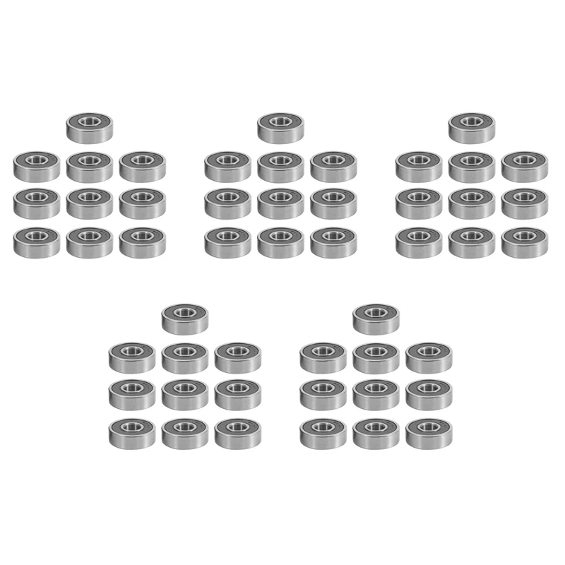 

50 шт. 629-2RS 9 мм x 26 мм x 8 мм двойной герметичный миниатюрный шарикоподшипник с глубоким желобом