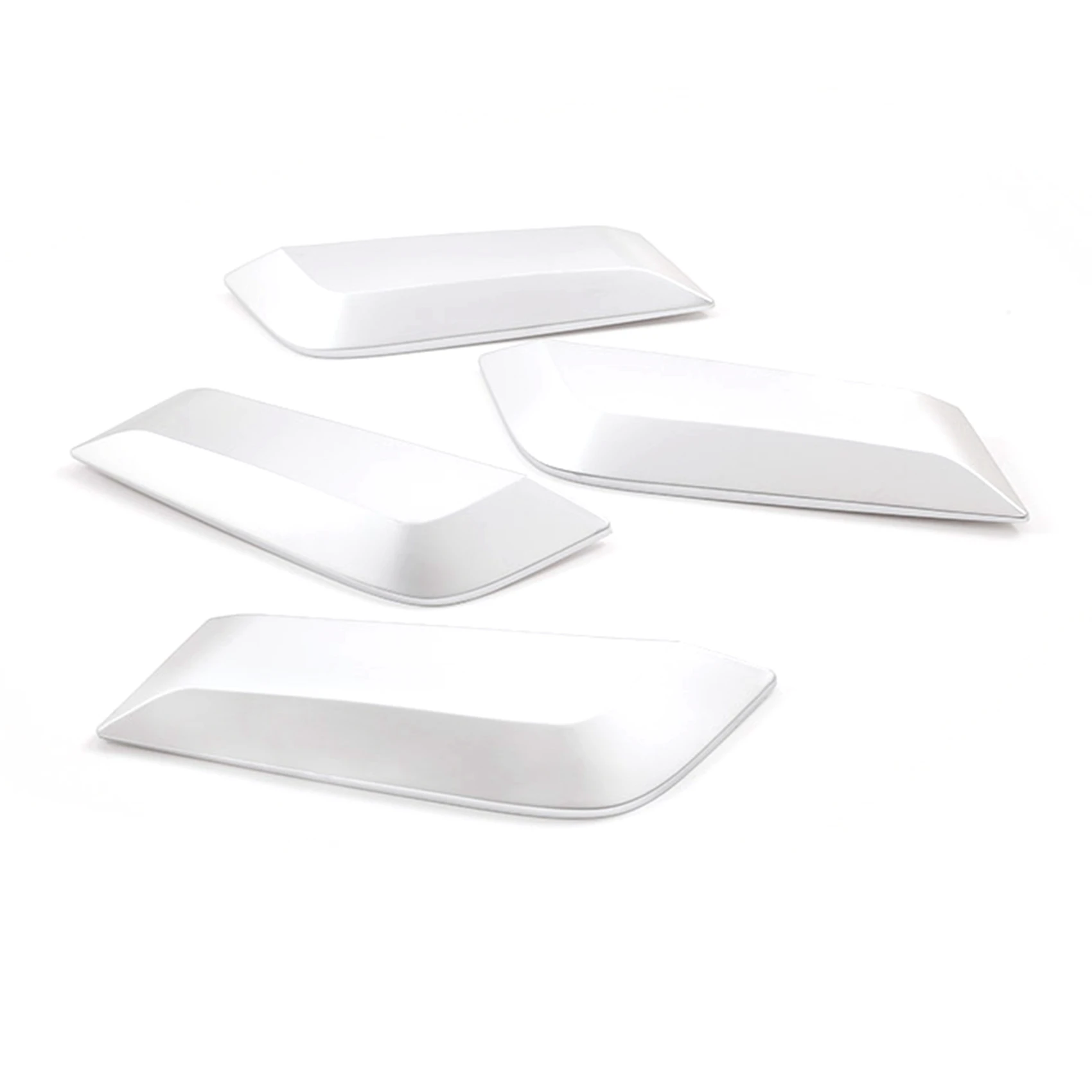 

Защитные наклейки на внутреннюю дверную ручку автомобиля для-2 2007-2015 Серебристые