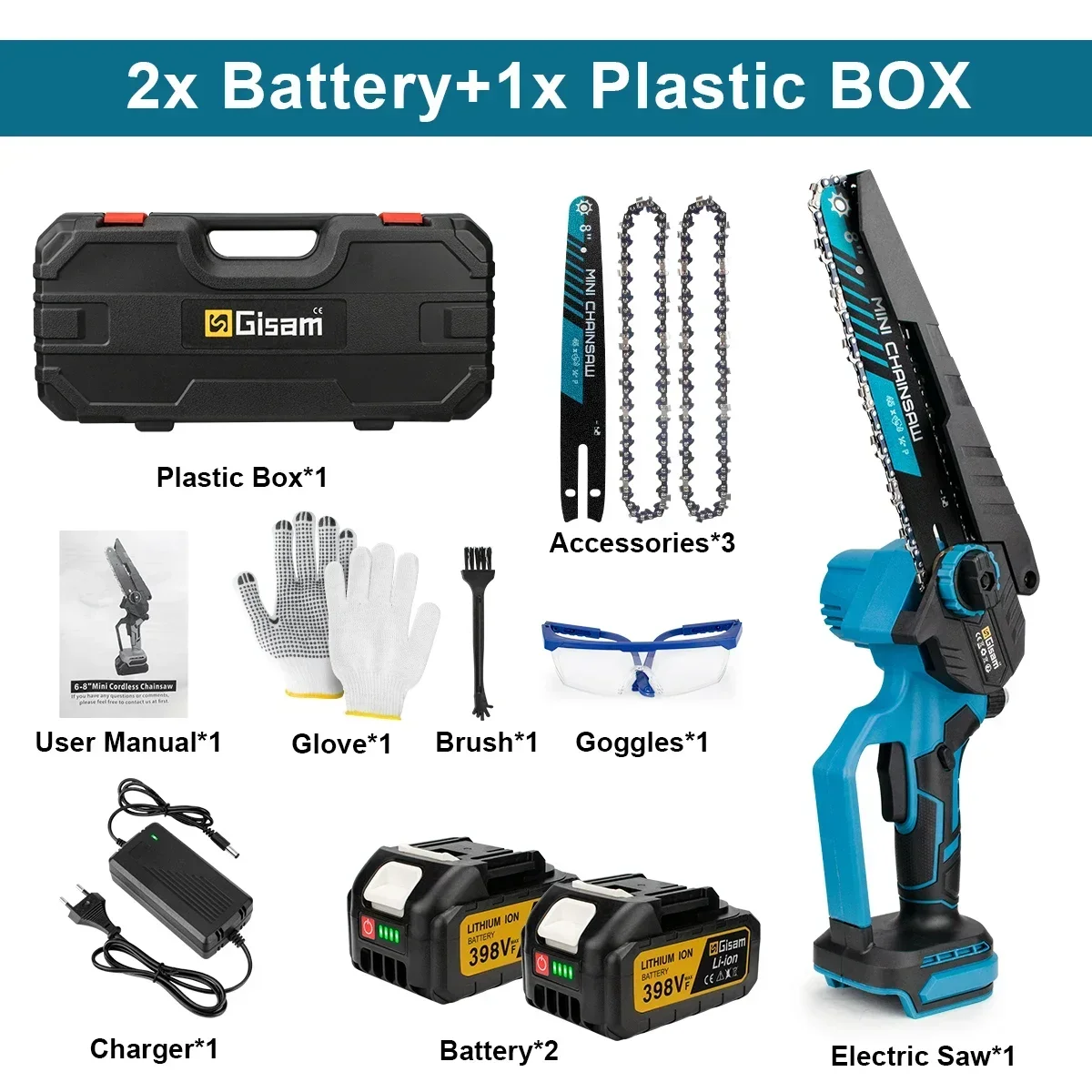 

8-дюймовая бесщеточная электрическая бензопила, аккумуляторная масляная электрическая пила, деревообрабатывающая садовая обрезная пила, инструмент для Makita, аккумуляторные штифты 18 В