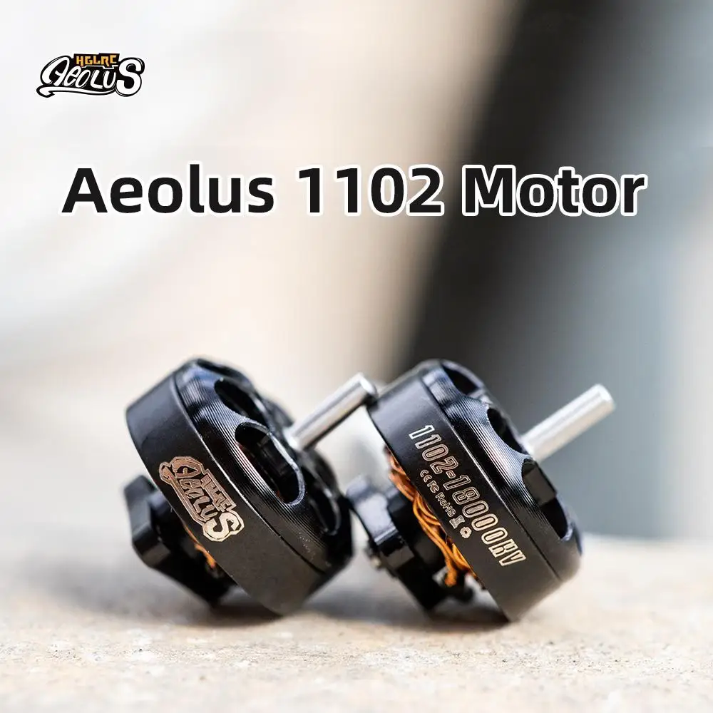 

HGLRC AEOLUS 1102 18000KV 1S 10000KV 2S Brushless Motor for RC FPV Freestyle Tinywhoop Drones DIY Parts