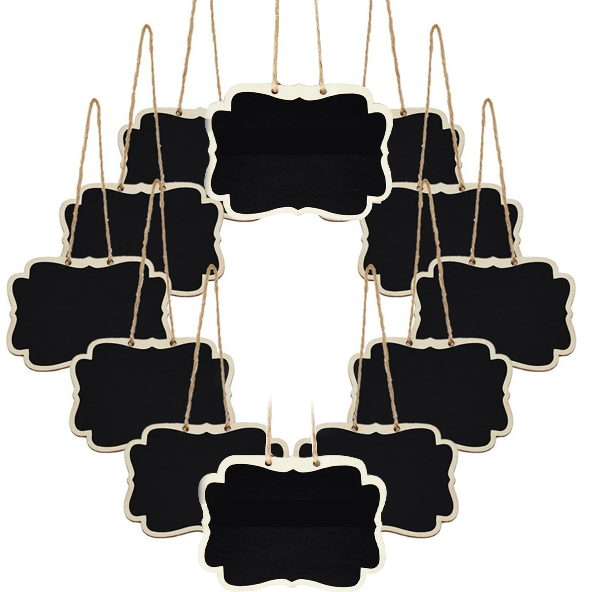 

Доска для записей деревянная многофункциональная двусторонняя, 12 шт.