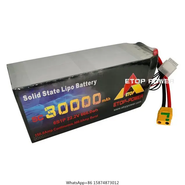 Твердотельный аккумулятор Lipo 30 Ач 30000 мАч 5C 10C 6S 22 2 В 44 4 для dr one RC Airplane Battery