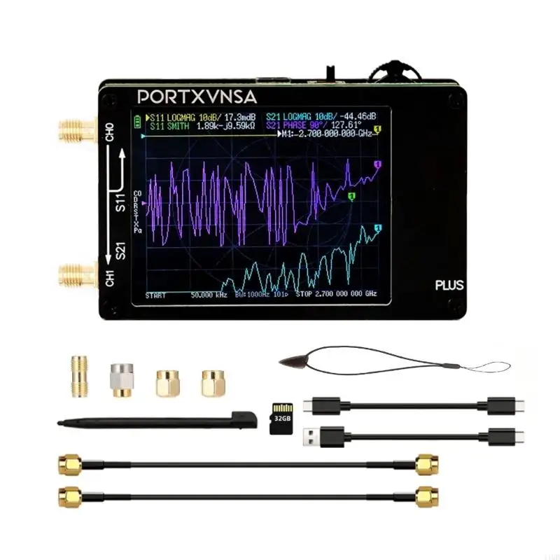 Портативный векторный сетевой анализатор 50 кГц-2,7 ГГц