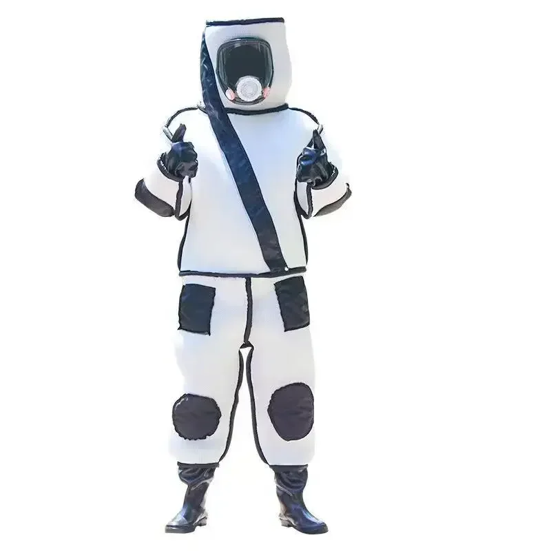 Утолщенный костюм против пчел 15 мм с вентилятором Power Bank профессиональный