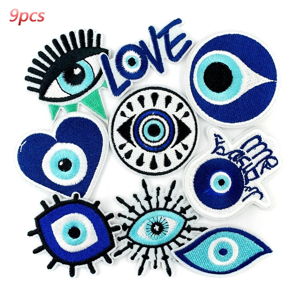 9 шт./партия, декоративные нашивки для глаз 9 шт./партия, декоративные нашивки для глаз