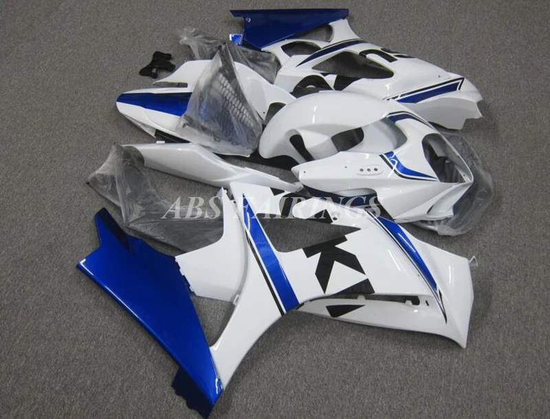 

Injection Mold New ABS Motorcycle Fairings Kit Fit For Suzuki GSX-R1000 K7 2007 2008 07 08 Bodywork Set Custom Blue White