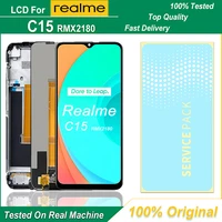 6 5 original display for realme c15 lcd screen touch digitizer assembly replaceable parts for realme c15 rmx2180 rmx2195 lcd
