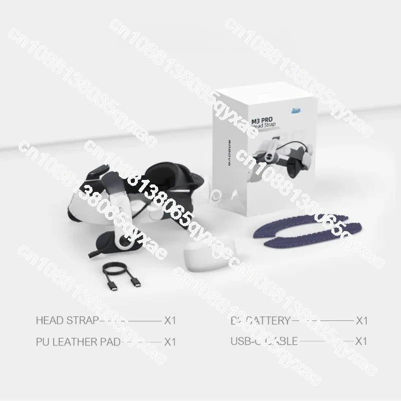 BOBOVR M3 Pro работает с аккумуляторной батареей для гарнитуры Meta Quest 3 VR.