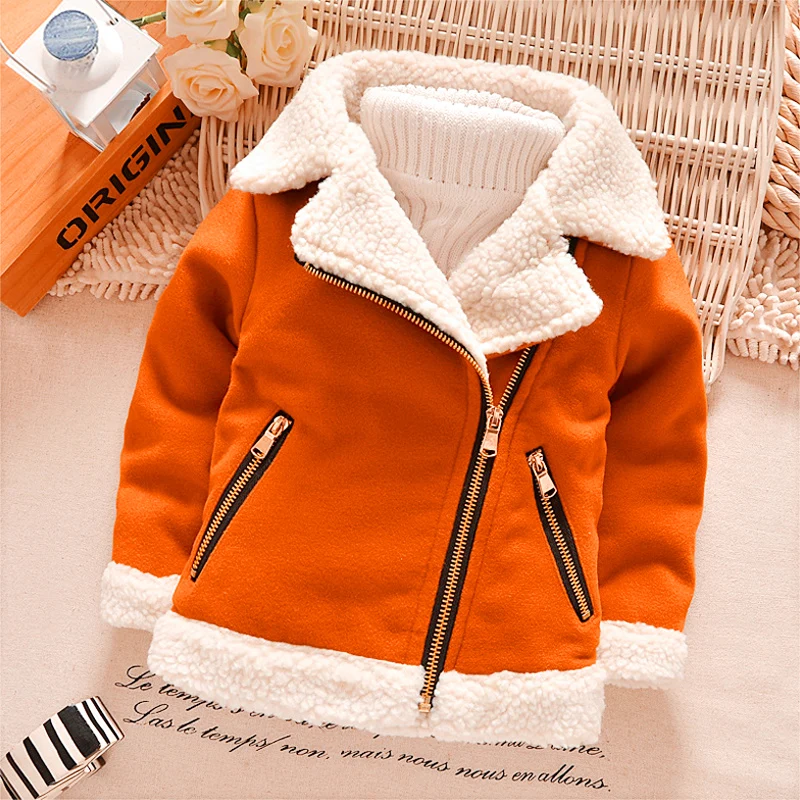 

IENENS Winter Clothes Baby Warm Coats Boy's Jackets Clothing Kids Girl Thick Outwear Tops Children Short Overcoat 1 2 3 4 Years