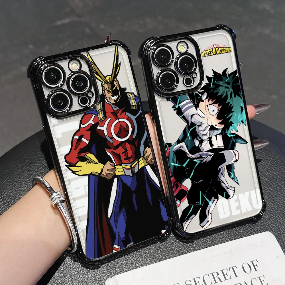 Фото Чехол для телефона My Hero Academia для Xiaomi Mi 15 14 13 Ultra Poco X7 X6 X5 X3 F5 F4 Pro 5G, прозрачный мягкий чехол с защитой от падения №2