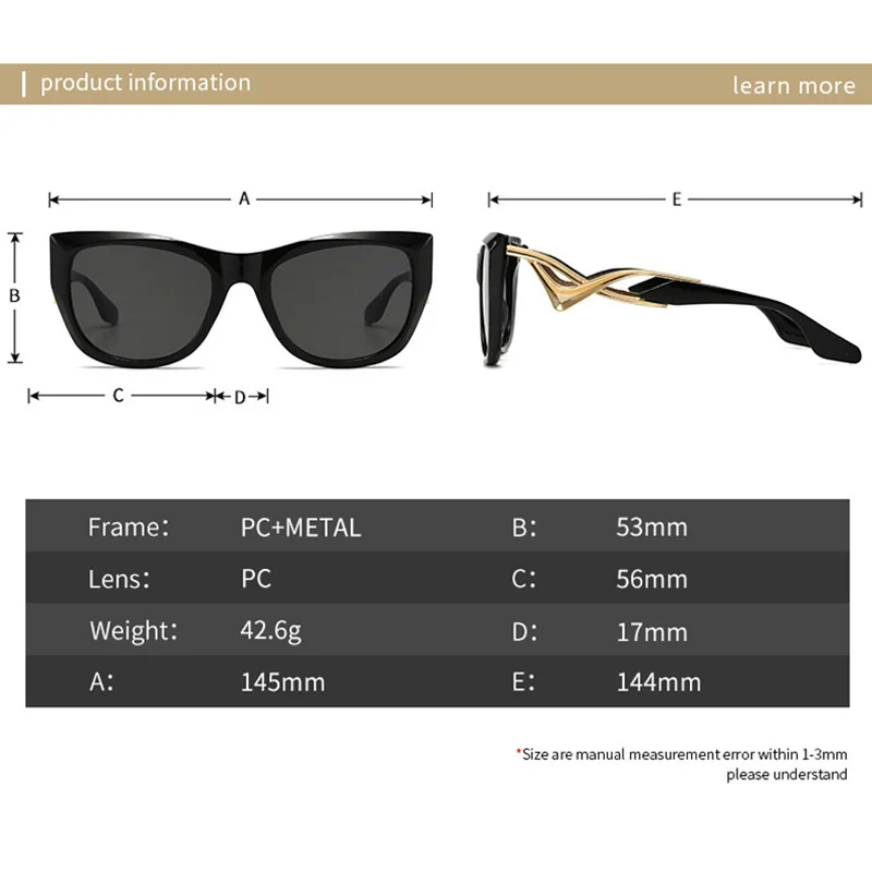 Роскошные дизайнерские солнцезащитные очки кошачий глаз для женщин 2024 модные