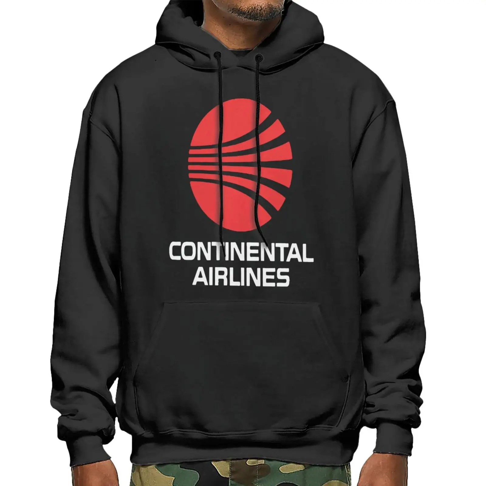 

Continental Airlines Multi Color From Us Hoodie Hooded Sweatshirts Men's Clothes Sweater Male Jacket Hoodies Man Anime Clothes