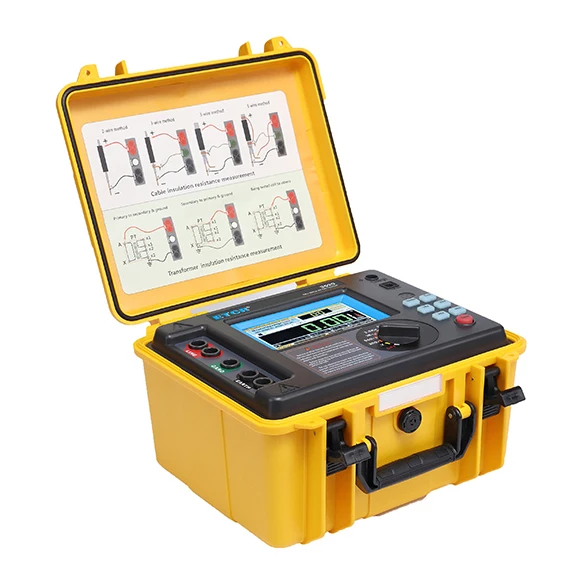 

ETCR3520 High Voltage Megohmmeter Insulation Resistance Tester with Fast Discharge Function 5KV 10Tohm 7mA
