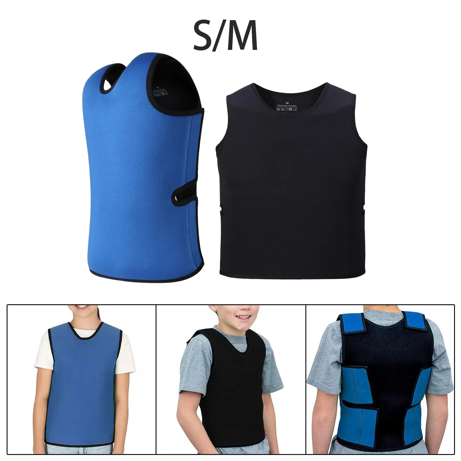 Сенсорный жилет Hyperactivity облегающий комфорт для утяжеленного жилета с аутизмом