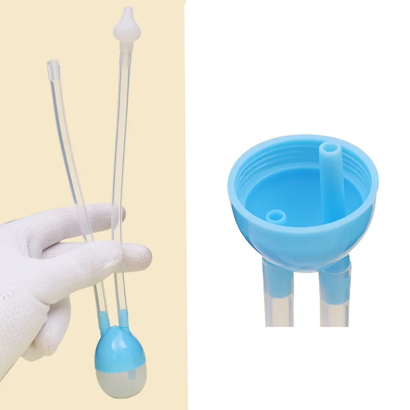 

Baby Safety Nasal Aspirator Newborn Silicone Anti-backflow Conduit Snot Nasal Cleaner Infants Protections Accessories Baby Care