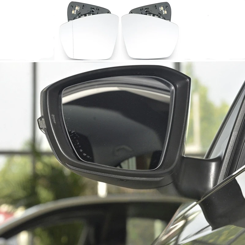 Фото Подходит для моделей Skoda Octavia с 2014 года. Volkswagen T-ROC (2018-2021) Реверсивная линза OEM: 5E0 857 521/5E0 857 522 №1