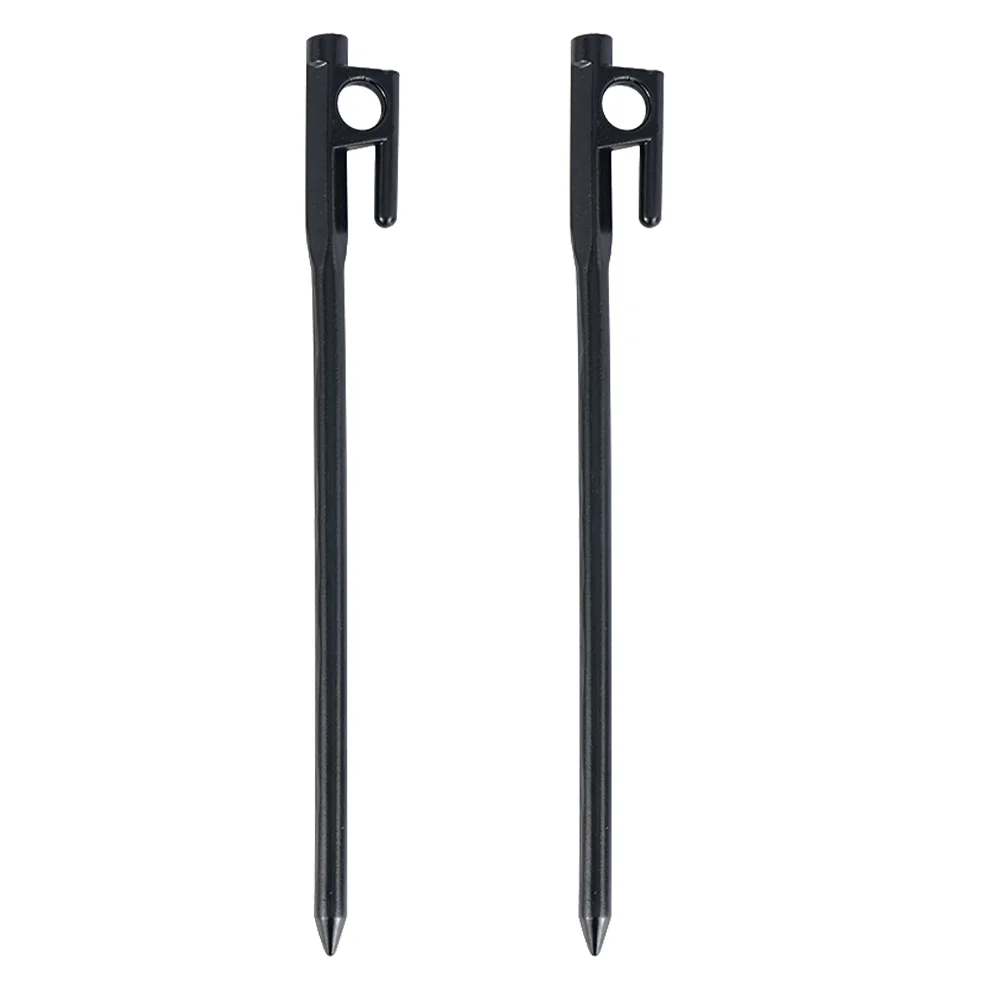 

2PCS Metal Tent Pegs Heavy Duty Camping Beach Tent Nails Canopy Stakes