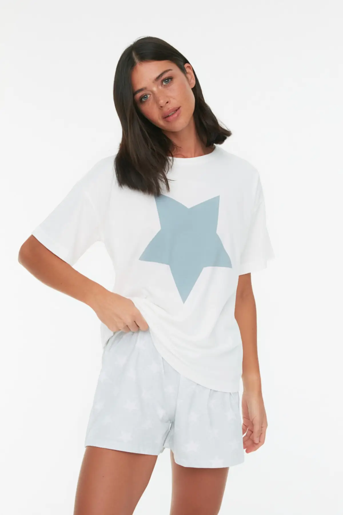 

Star Knitted Pajamas Set THMSS22PT0017