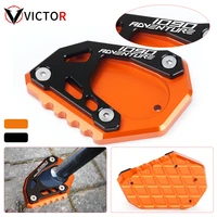motorcycle kickstand foot side stand extension pad support plate for ktm 1050 1090 1190 1290 super adventure r s t accessories