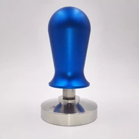 5158mm espresso coffee tamper stainless steel constant pressure calibrated barista flat base coffee bean press tamper