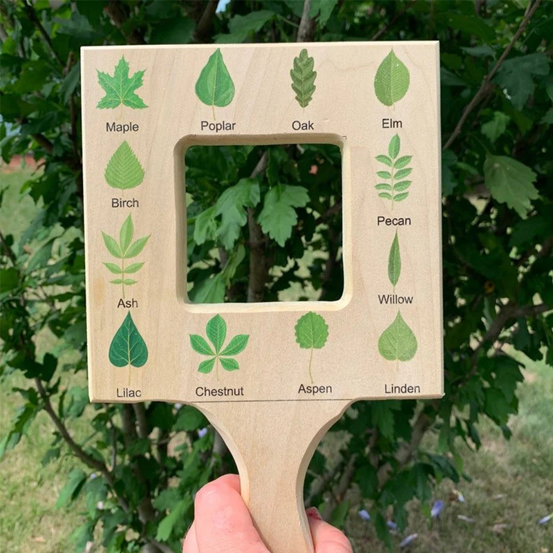 

Детская деревянная доска Монтессори, игрушки, природа, гид, видоискатель, дошкольные интеллектуальные Обучающие игрушки