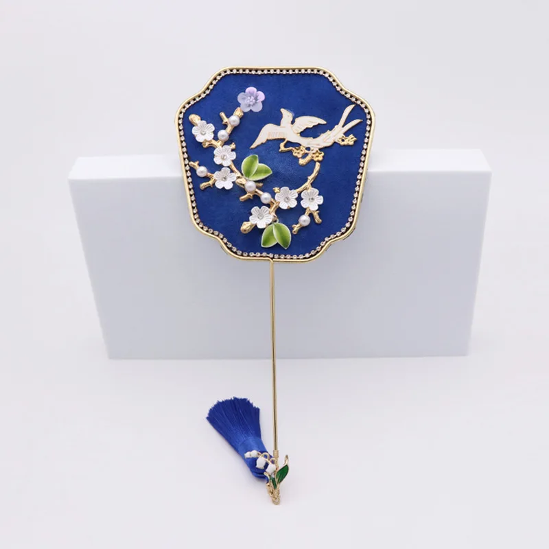 Милый мини веер из полиэстера myosotis