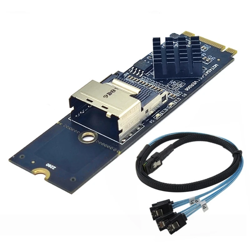 

Compatible Converter M.2 NVME to SFF 8087 Adapter with/without 8087 Cable