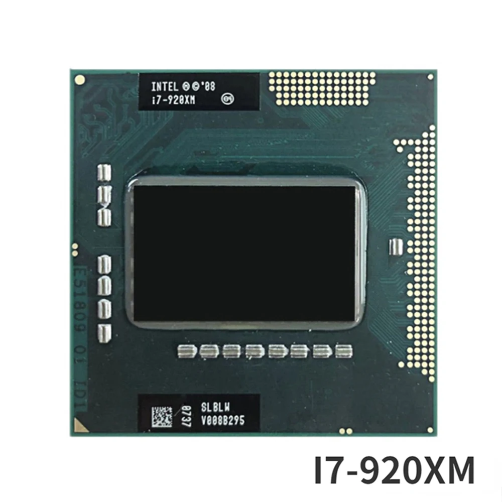 

Intel Core i7-920XM i7 920XM 2.0 GHz Quad-Core Eight-Thread CPU Processor 8M 55W Socket G1 / rPGA988A