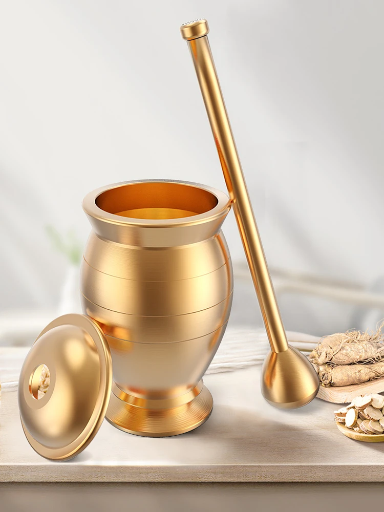 Brass Wheat Mill Spice Grinder Pepper Pestle Mortar Gravity Mill Manual Blender Cooking Trituradora Kitchen Accessories OC50YM