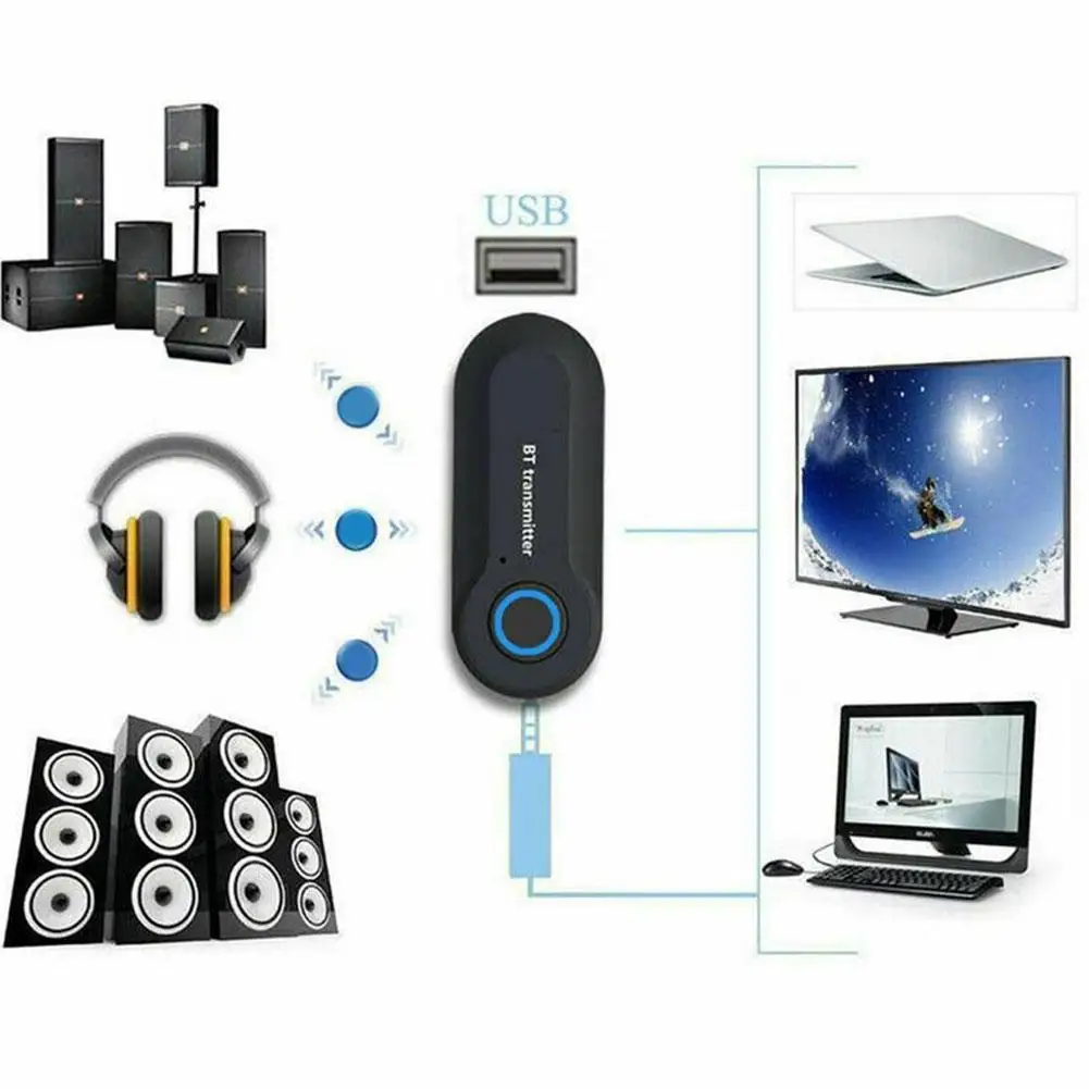 Bluetooth-трансмиттер с поддержкой Bluetooth 3 5 и штекером 0 мм