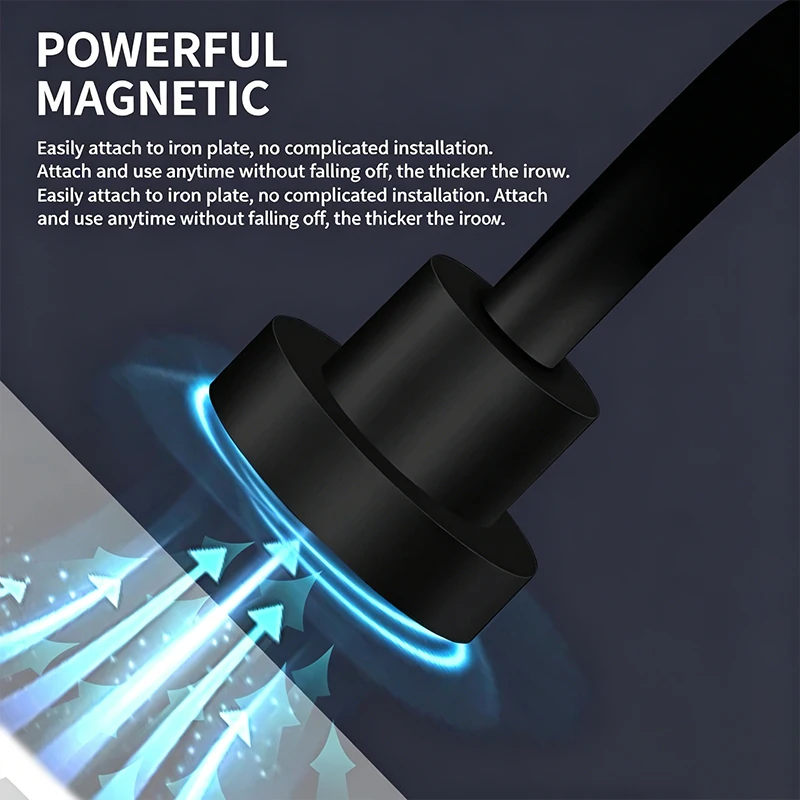 Фото Лампа УФ LUXIANZI 110V-220V USB с магнитным основанием, промышленная, яркая, для верстака, токарного станка, сверлильного станка, освещения гаража, лампа для маникюра №4