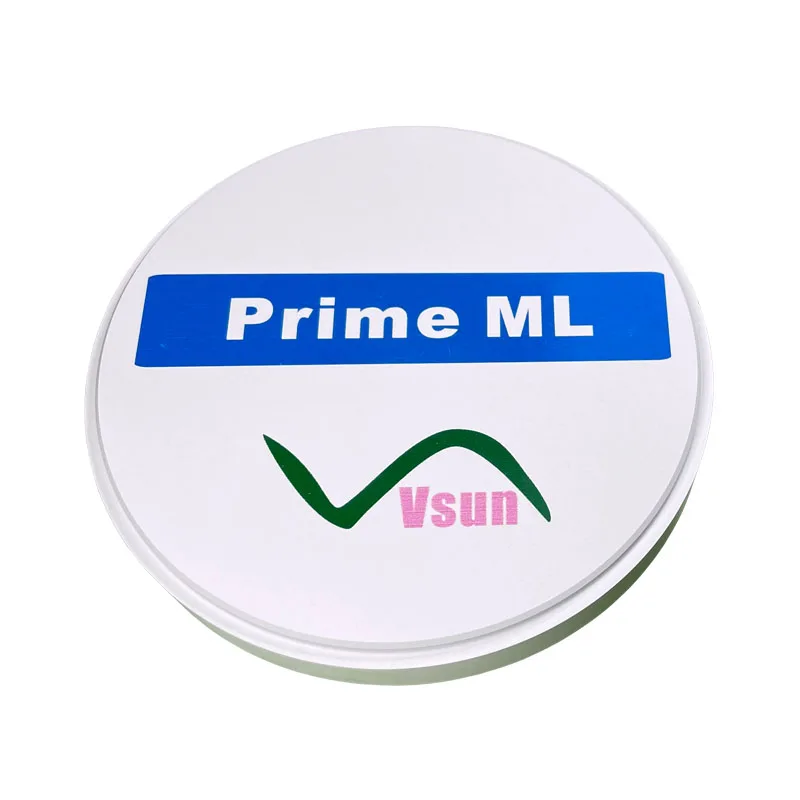 

Prime ML 3D Plus Multilayered Dental Zirconia Ceramic Pucks Disc Block for 98 Open Digital CADCAM Milling System Machine Crown