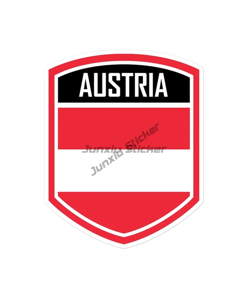 

Флаг Австрии, карта национального герба, наклейка для покрытого царапин, украшение для внедорожного мотоцикла, автомобиля, грузовика, фургона, наклейка на стену, аксессуары