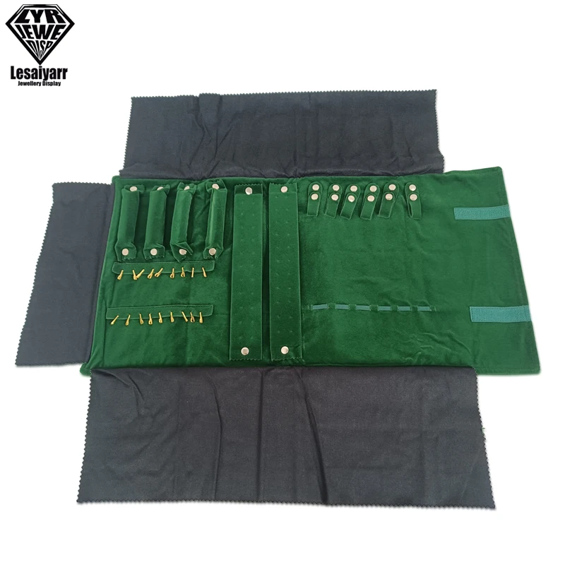 

Портативный бархатный органайзер для украшений LR-20240619