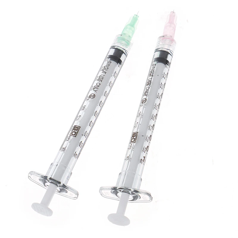 

34G Needle 1.5MM,2.5MM Sterile Meso Needle Lip Needles For HA Acid Hyaluron Pen Syringe Remove Wrinkle Tool 1ml Syringe