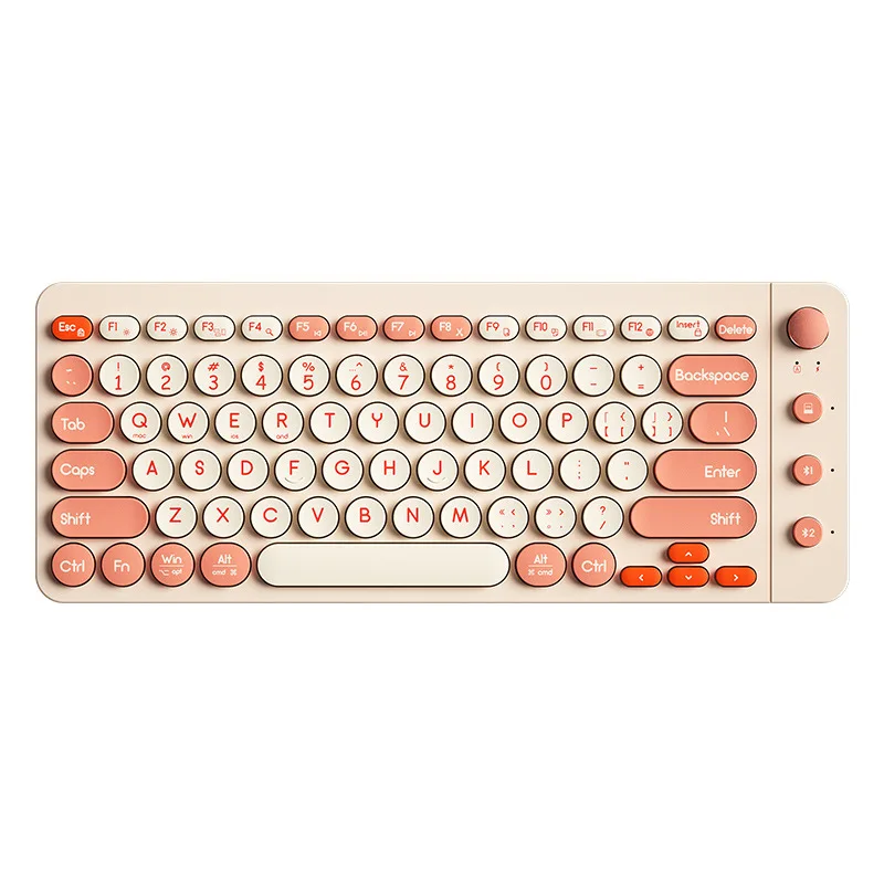 

Новая Двухрежимная клавиатура 2,4G, беспроводная Bluetooth-клавиатура для планшетов и настольных ПК, универсальная офисная перезаряжаемая игровая клавиатура Type-C