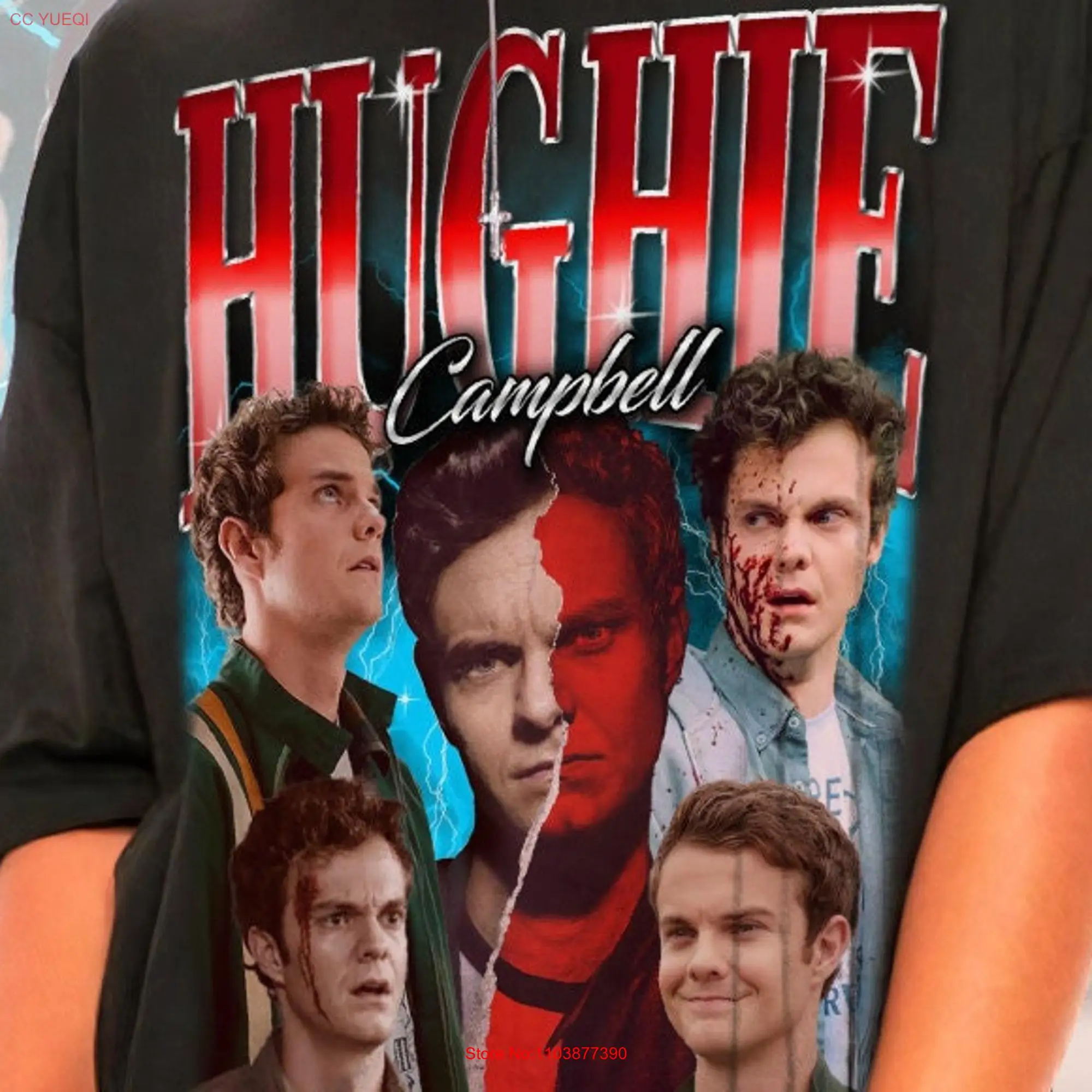 Hughie футболка Кэмпбелла с длинным или коротким рукавом для мальчиков