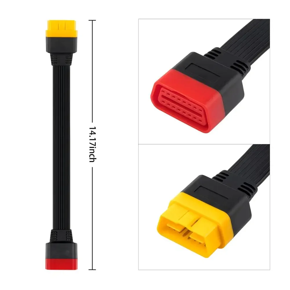 Фото Кабель-удлинитель OBD для Launch X431 V/V+/PRO/PRO 3/Easydiag 3.0/Mdiag/Golo 3, основной OBD2-разъем №4