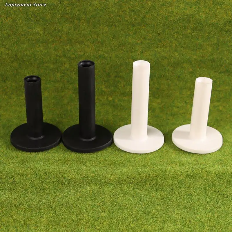 

1Pc Durable Rubber Golf Tees Holder for Golf Driving Range Tee Practice 4 Heights Ball Holder for Driving Ranges Mats Practice