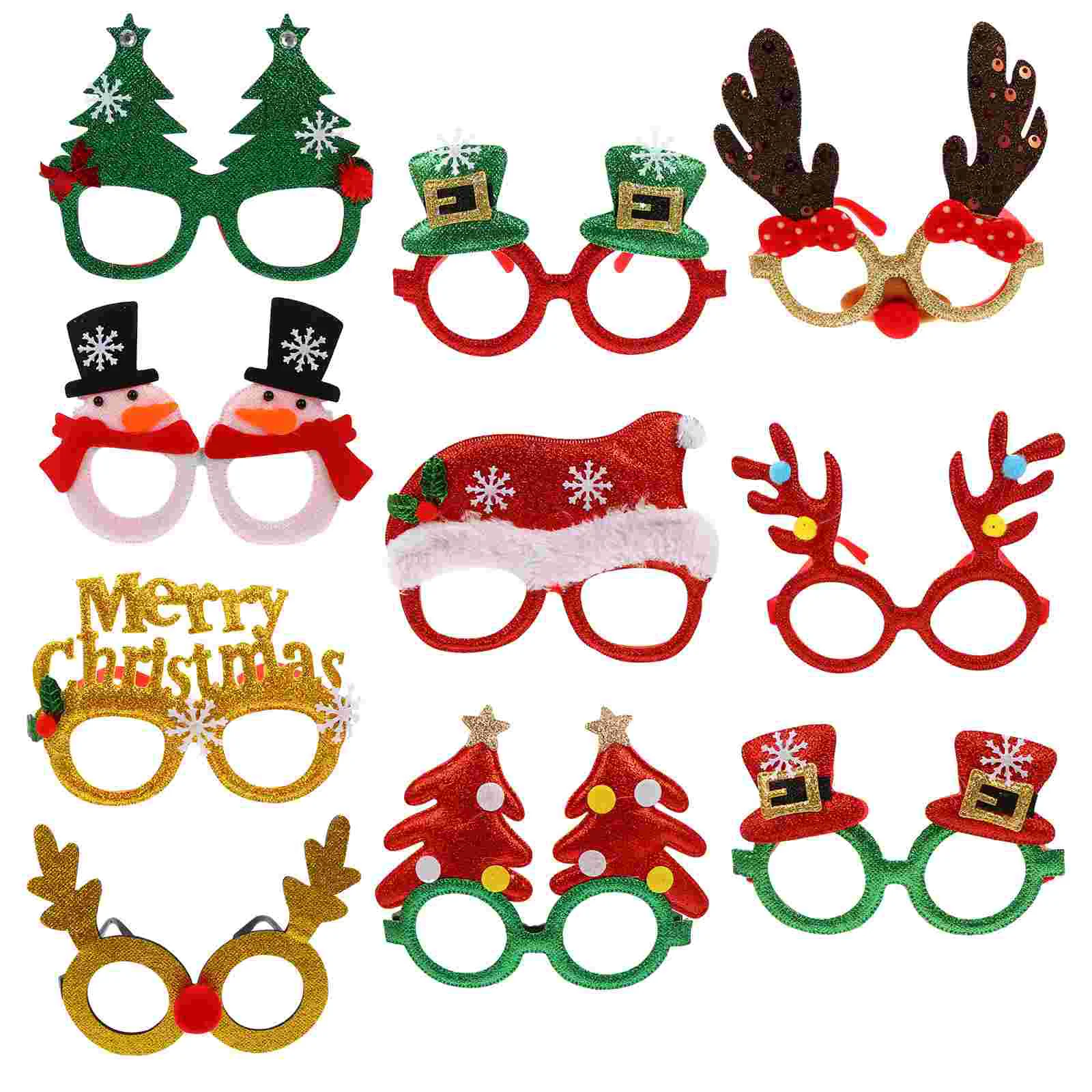 

Christmas Glasses Partykids Eyeglasses Favors Frame Stocking Stuffers Props Photo Fun Adult Sunglasses Novelty Costume Funny