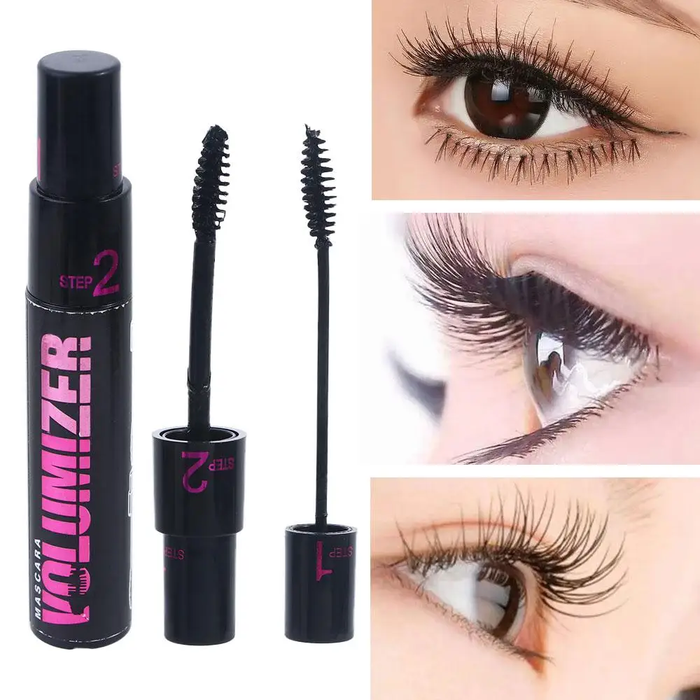 

Portable Long Lasting Sweat Proof Cosmetic Lashes Extension Waterproof Mascara Curling Eyelashes Double-effect Mascara